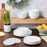 Corelle® Winter Frost White 66-piece Dinnerware Set, Service for 12