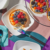 Corelle® Square™ Pure White 12-piece Dinnerware Set with Appetizer Plates, Service for 4