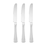 Evansville Frosted Set Of 3 Dinner Knives