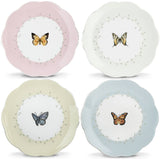 Butterfly Meadow 4-Piece Dessert Plate Set