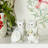 Butterfly Meadow Figural Kitten Salt and Pepper