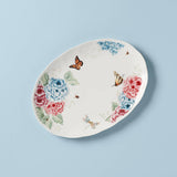Butterfly Meadow Hydrangea 16" Oval Platter