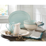 French Perle Groove ™ 16" Oval Platter