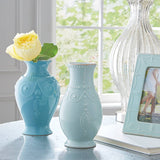 French Perle 8" Fluted Vase