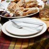 French Perle Groove 12-Piece Plate & Bowl Set