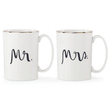 Bridal Party "Mr" & "Mrs" 2-Piece Mug Set
