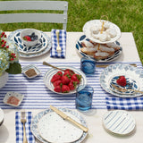 Blue Bay 4-Piece Tidbit Plate Set