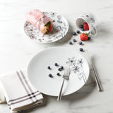 Garden Doodle Accent Plate, S/4