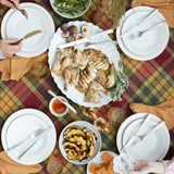French Perle Groove 12-Piece Plate & Bowl Set