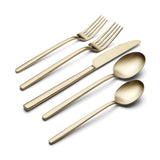 Dean Satin Champagne 20 Piece Flatware Set