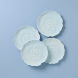 Butterfly Meadow Floral S/4 Accent Plates - Blue