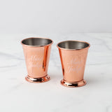 Copper Mint Julep Cups, Set Of 2