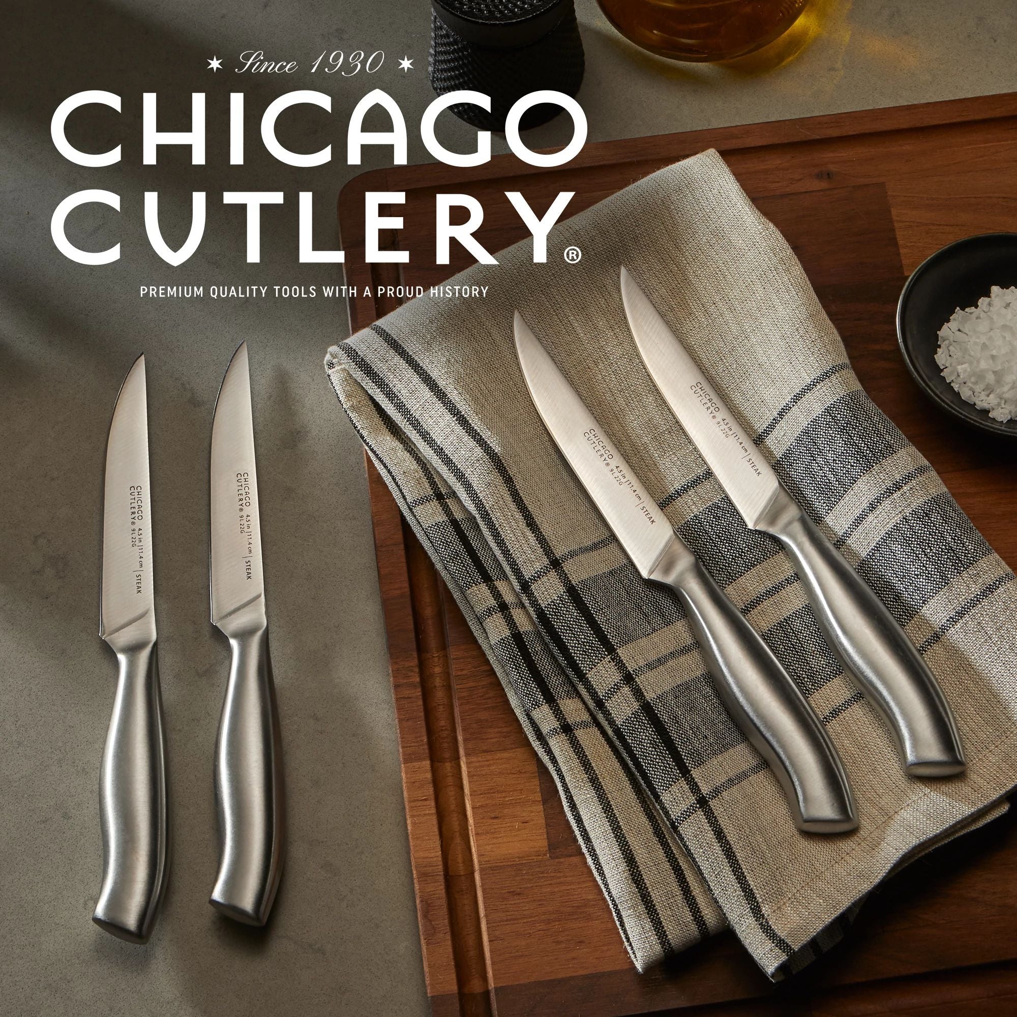 Chicago Cutlery® Insignia Steel™ 4-piece Steak Knife Set