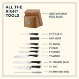 Chicago Cutlery® Fusion 17-piece Block Set