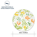 Corelle® Contemporary Fruit 8.5" Salad Plate-4 Pack