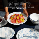 Corelle® Botanical Stripes 10.25" Dinner Plate, 6 pack