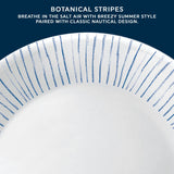 Corelle® Botanical Stripes 10.25" Dinner Plate, 6 pack