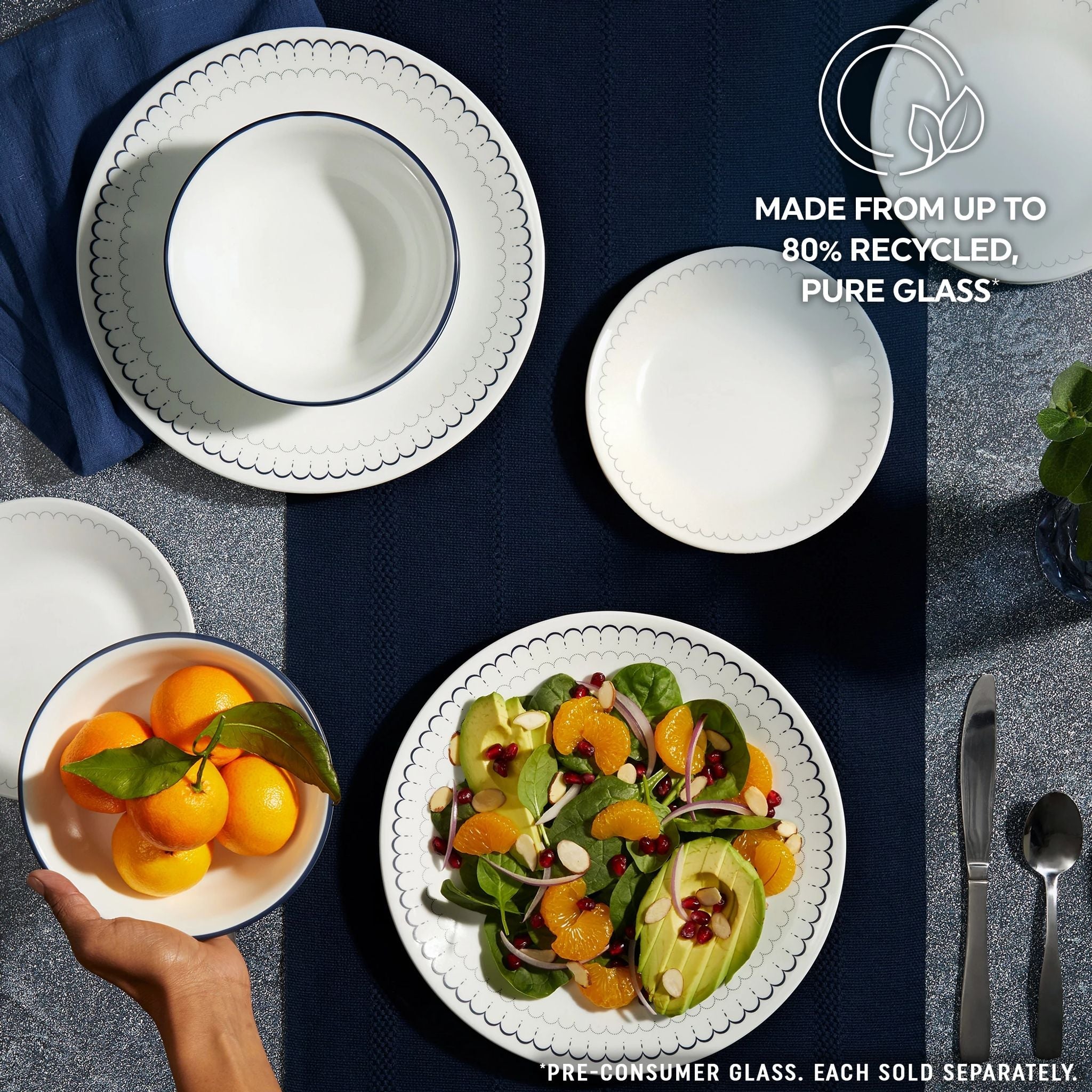 Corelle® Caspian Lace 10.25" Dinner Plates, 6-pack