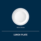 Corelle® Caspian Lace 8.5" Lunch Plate, 6 pack