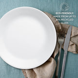Corelle® Winter Frost White 16-piece Mugless Dinnerware Set, Service for 4