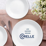 Corelle® Winter Frost White 16-piece Mugless Dinnerware Set, Service for 4