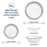Corelle® Cusco 16-piece Mugless Dinnerware Set, Service for 4