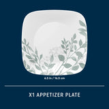 Corelle® Square Amalie 6.5" Appetizer Plate