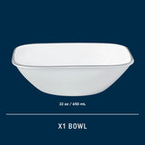 Corelle® Square Amalie 22-ounce Cereal Bowl