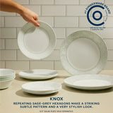 Corelle® Knox 18-piece Dinnerware Set, Service for 6