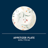 Corelle® Wildflower Scatter 6.75" Appetizer Plate