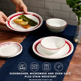 Corelle® Sadie 18-piece Dinnerware Set, Service for 6