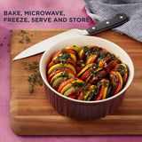 CorningWare® French Colors 1.5-quart Round Baking Dish, Cabernet