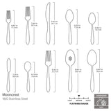 Mooncrest 65 Piece Everyday Flatware Set
