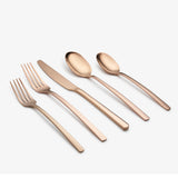 Beacon Copper Mirror 20-Piece Flatware Set